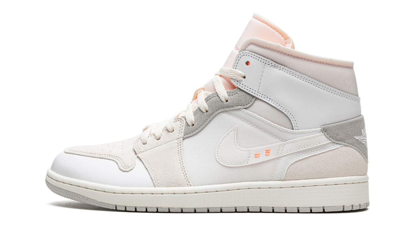 Air Jordan 1 Mid Craft Inside Out White