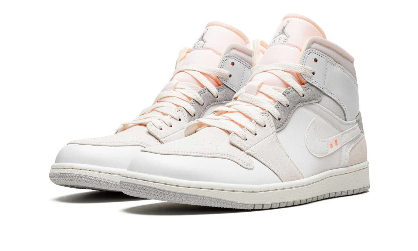 Air Jordan 1 Mid Craft Inside Out White