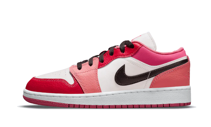 Air Jordan 1 Low White Pink (GS)